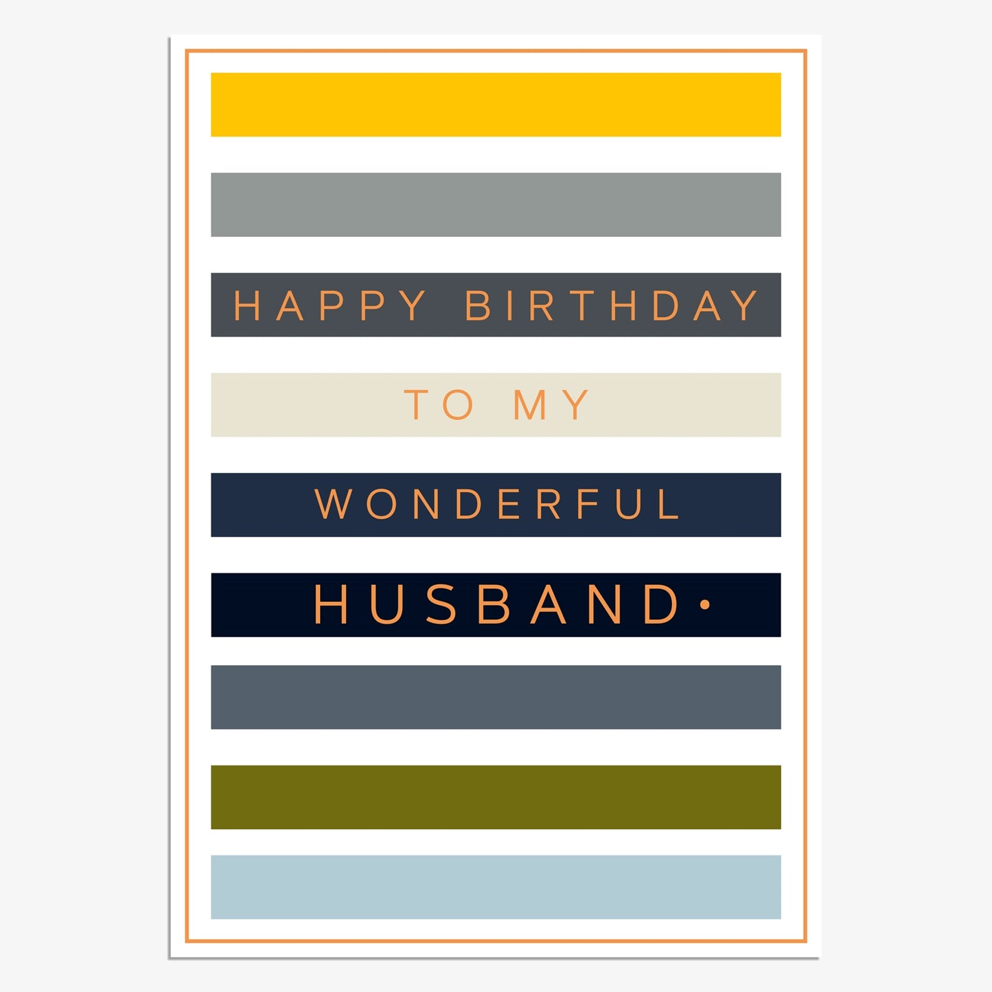 ROA61 Husband Birthday Card