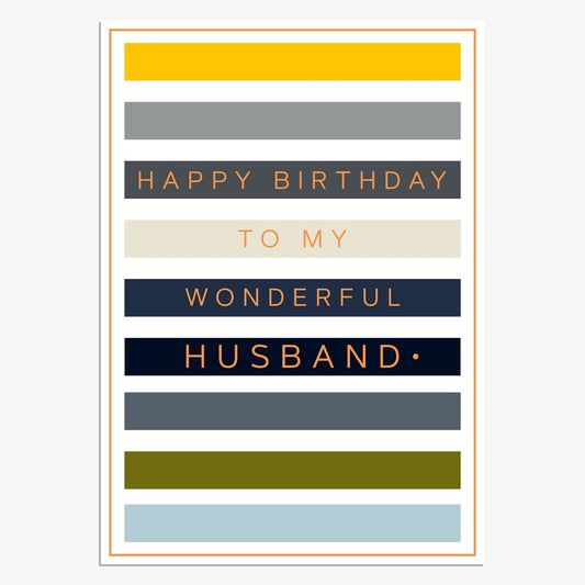ROA61 Husband Birthday Card