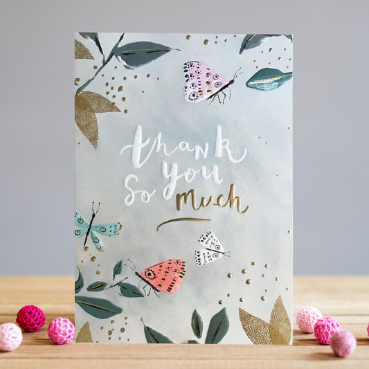 SS016 Thank You Card - Butterflies