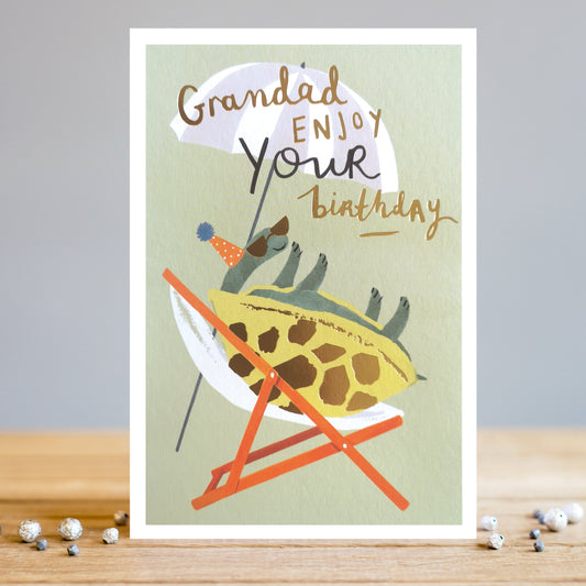 TS046 Birthday Card - Grandad Turtle