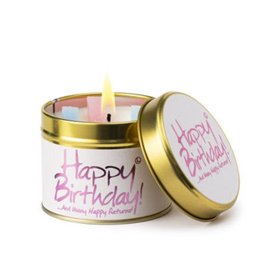 Happy Birthday Scented Candle Tins