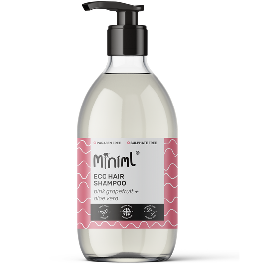 Min143 Hair Shampoo 500ml Glass bottle w pump