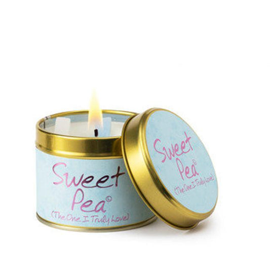 Sweet Pea Scented Candle Tins